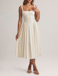 Modal A-Line Midaxi Dress in Floral Print